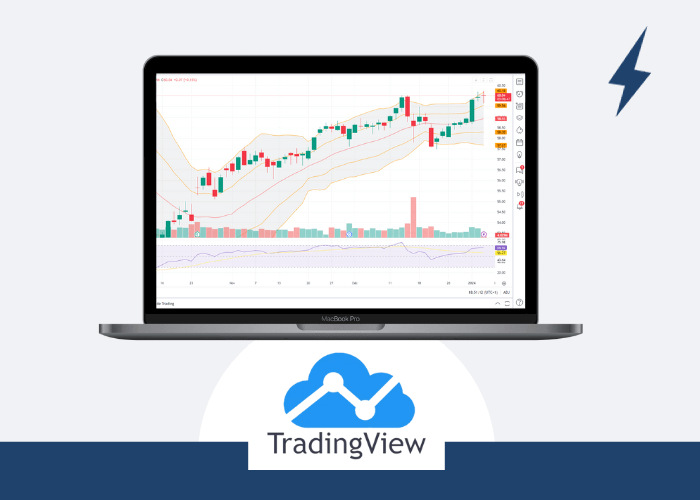 Aperçu du logiciel d'analyse technique TradingView avec WHS