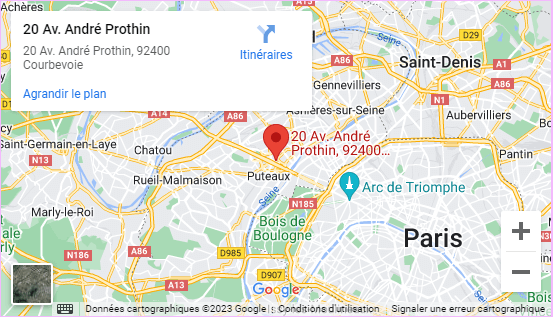 [Carte] Emplacement des bureaux d'XTB à Paris La Défense