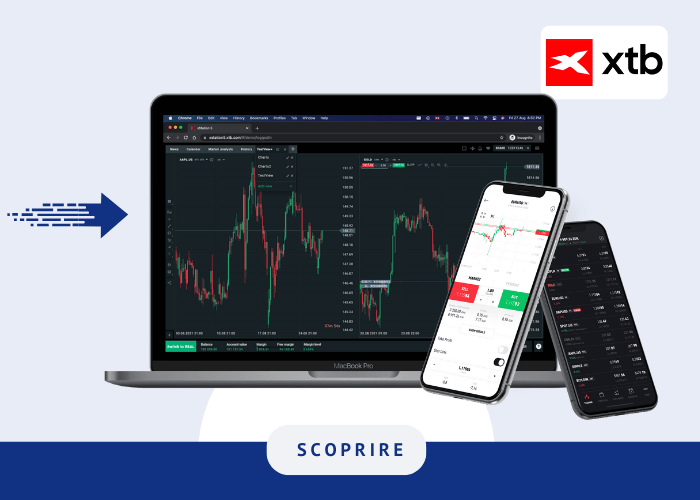 Visuale della piattaforma XTB